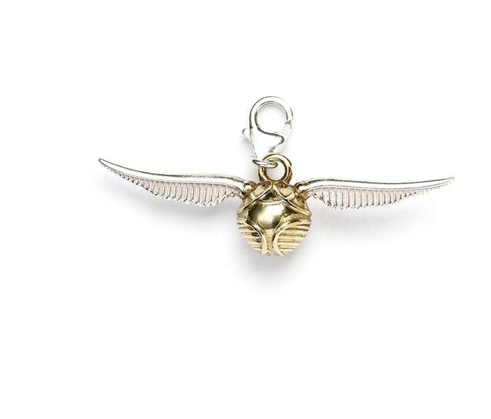 The Carat Shop Harry Potter sterling silver Golden snitch clip on charm