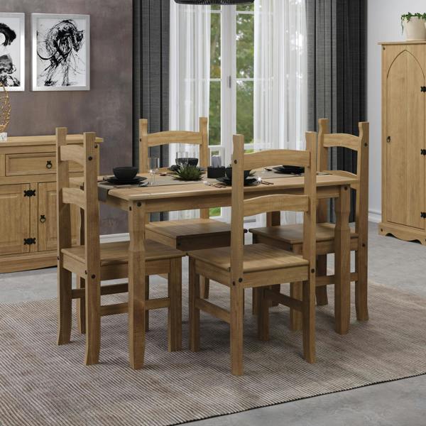 Core Products Corona 5-Piece Rustic Spacious Dining Set