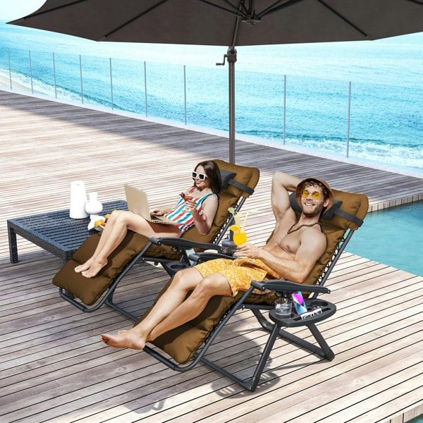 Outdoor Lounge Chair Set