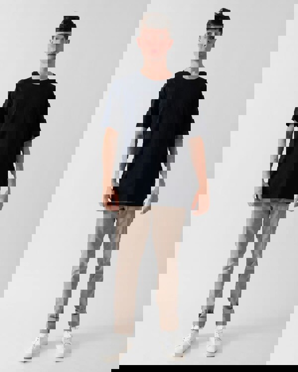 BOSS Green Tee Pima Mens Logo T-Shirt - Dark Blue 402