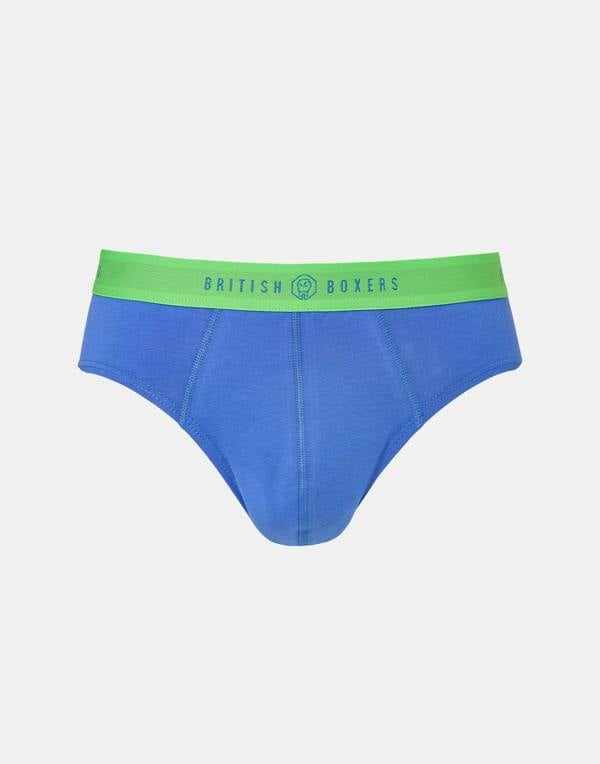 British Boxers Three-pack Men's Cotton Briefs – Fresh Citrus