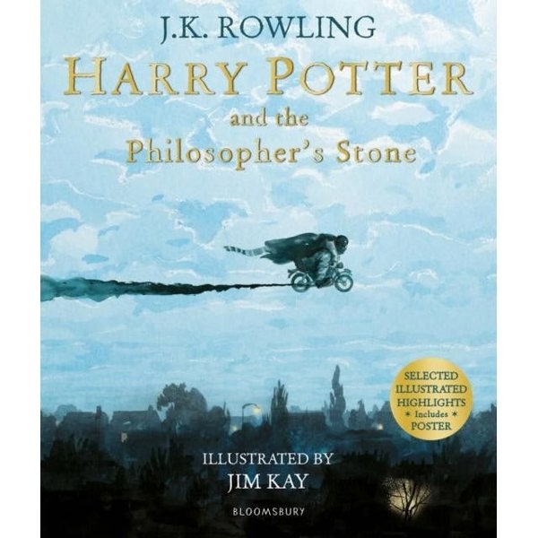 Harry Potter Illustrated 4 Books PAPERBACK (Harry Potter and The Chamber of Secrets, The Philosophers Stone, The Prisoner of Azkaban, Goblet of Fire)