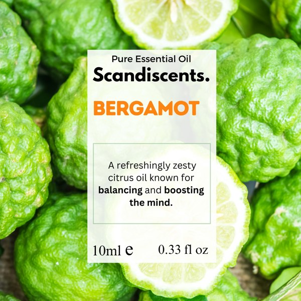 Bergamot - Scandiscents, waterless diffuser, essential oils, fragrance oils