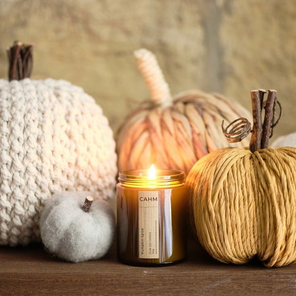 CAHM Pumpkin Spice - CAHM Amber Jar Candle