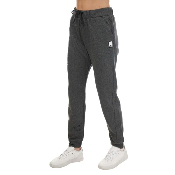 Adidas Womens Valentine`s Day Jogging Bottoms - Charcoal