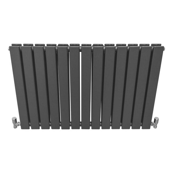 Designer Flat Panel Radiator - Anthracite Grey (600mm x 910mm)