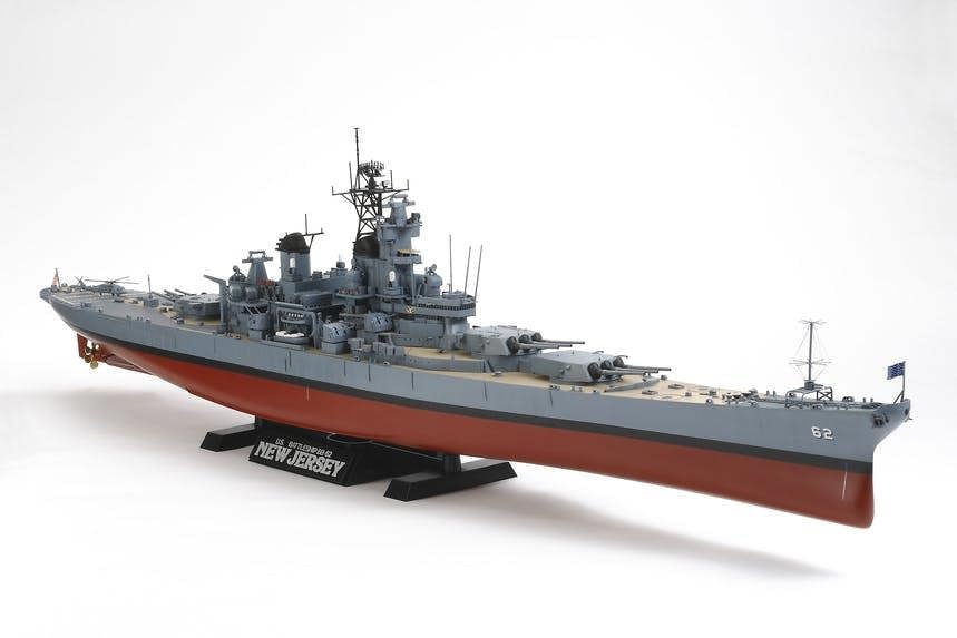 Tamiya US Navy Battleship BB-62 New Jersey (1:350 Scale)