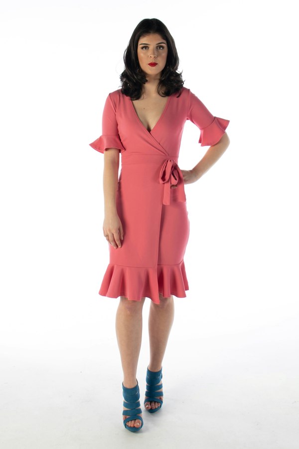 Frock Tales Joyce Midi Dress - Blush