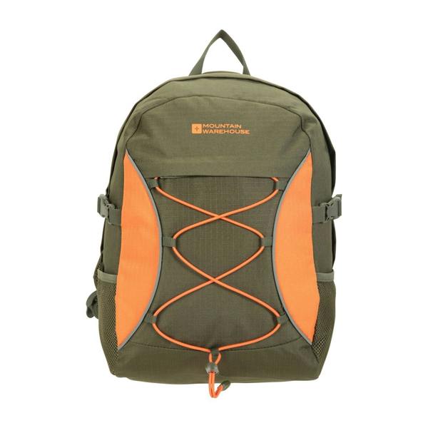 Mountain Warehouse Bolt 18L Backpack - Khaki/Orange - 
