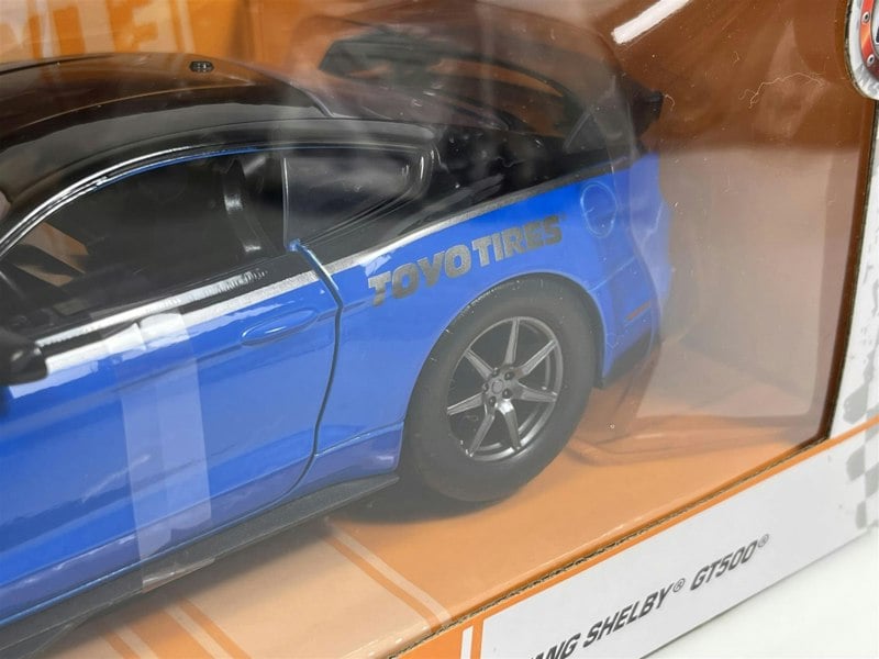 Jada Ford Mustang Shelby GT500 2020 Blue Big Time Muscle 1:24 Scale Jada 33881