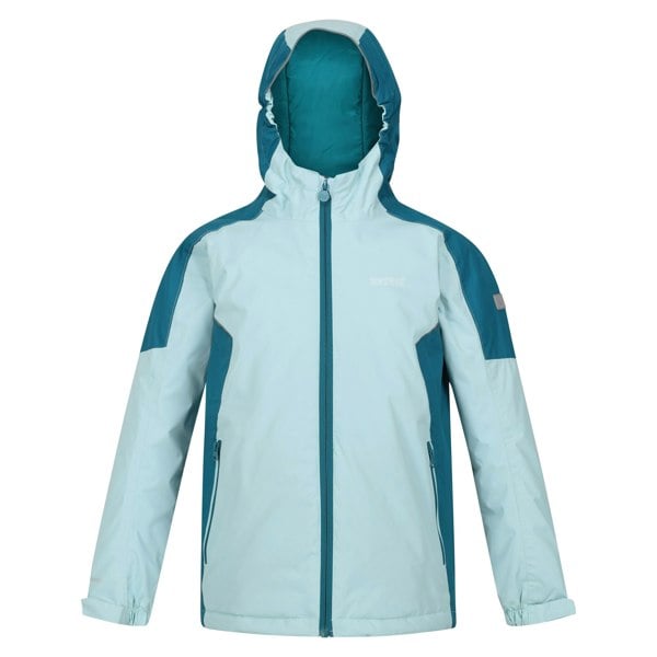 Regatta Childrens/Kids Hurdle IV Insulated Waterproof Jacket - Sea Haze/Gulfstream