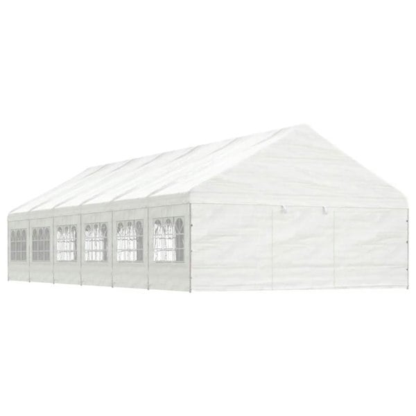 Berkfield Gazebo with Roof White 13.38x5.88x3.75 m Polyethylene