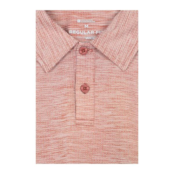 Mountain Warehouse Mens Nova Polo Shirt - Rust - 