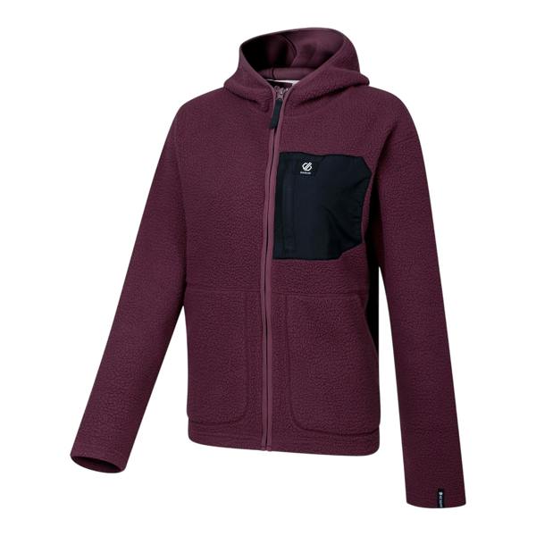 Dare 2B Womens/Ladies Firn Borg Hooded Fleece - Huckleberry - 