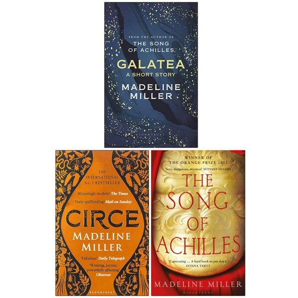 Madeline Miller Collection 3 Books Set (Galatea[Hardcover], Circe, The Song of Achilles)