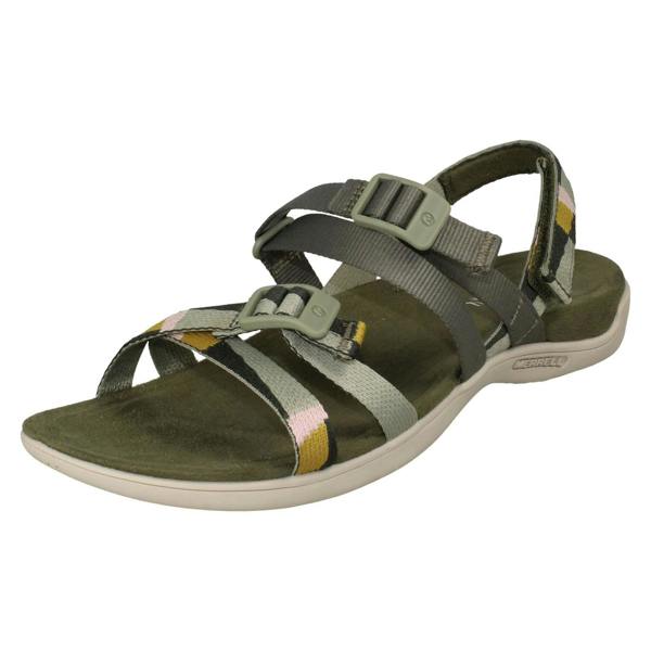 Merrell Ladies Merrell Casual Strappy Sandals District 3 Backstrap Web