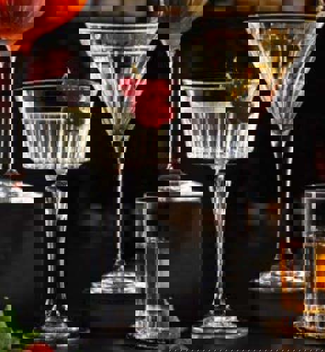 Letterbox Cocktails Broadway set of 2 Martini glasses