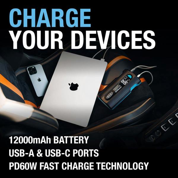 Ring Automotive Ring Ultra Boost 1500A 12V Lithium Car Battery Jump Starter Power Bank RJS030T