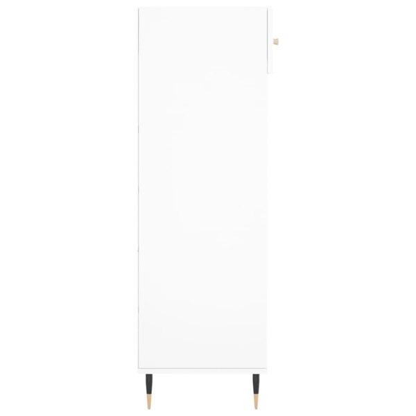 Berkfield Shoe Cabinet White 60x35x105 cm Engineered Wood