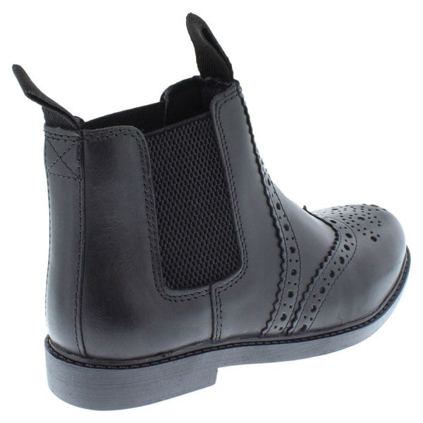 Frank James Cheltenham Boys Girls Brogue Chelsea Leather Jodphur Boots