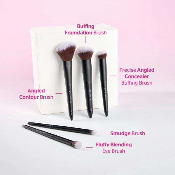 Brushworks On The Go Travel Makeup Brush Set