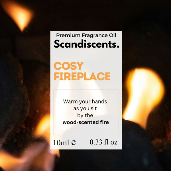 Cosy Fireplace - Scandiscents, waterless diffuser, essential oils, fragrance oils