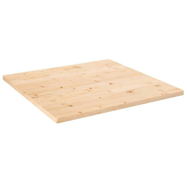 Berkfield Table Top 90x90x2.5 cm Solid Wood Pine Square