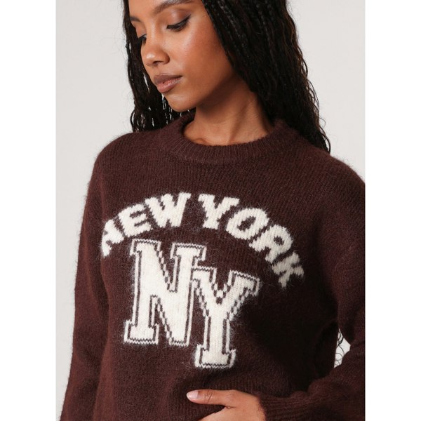 Pink Vanilla Knitted New York Jumper