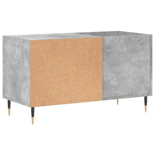 Berkfield Record Cabinet Concrete Grey 85x38x48 cm Engineered Wood