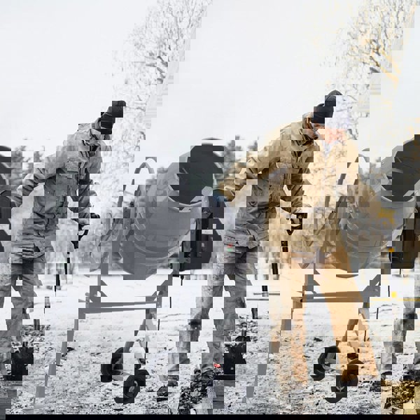 Durable and Versatile Cement Mixer with Easy Movement Cement Mixers Living and Home Large Orange