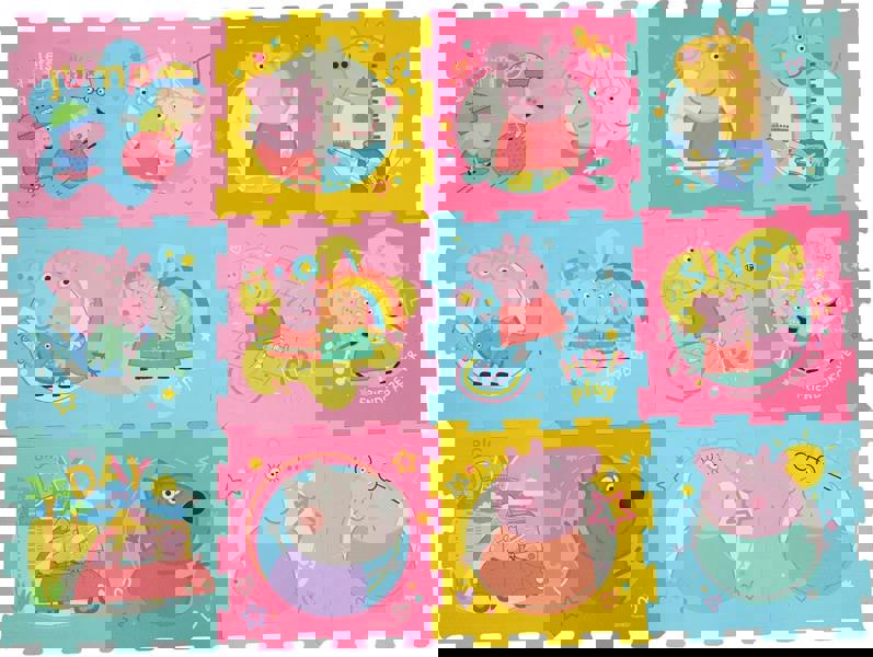 Peppa Pig 12 Piece EVA Playmat