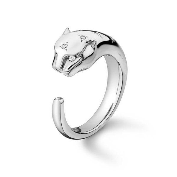 Gold Trip Leopard Open Ring