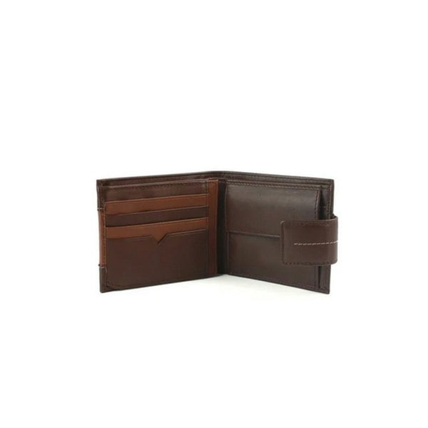 Eastern Counties Leather Andrew Tri-Fold Wallet - Brown/Tan