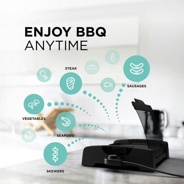 DMD Collective Smokeless Indoor Grill with Adjustable Temperature Control