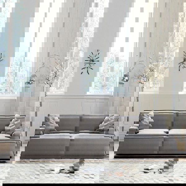 Fanny Two Seater, Three Seater, Four Seater Sofa, Suede, Grey-Rit Concept-Rit Concept