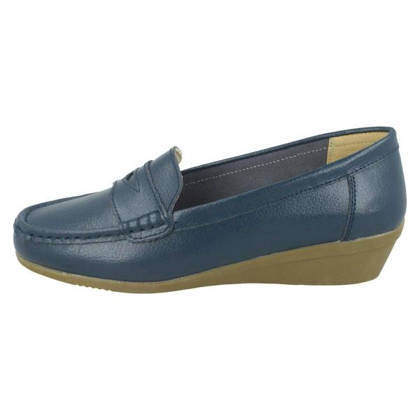 Down to Earth Ladies Down To Earth Leather Loafers F90064