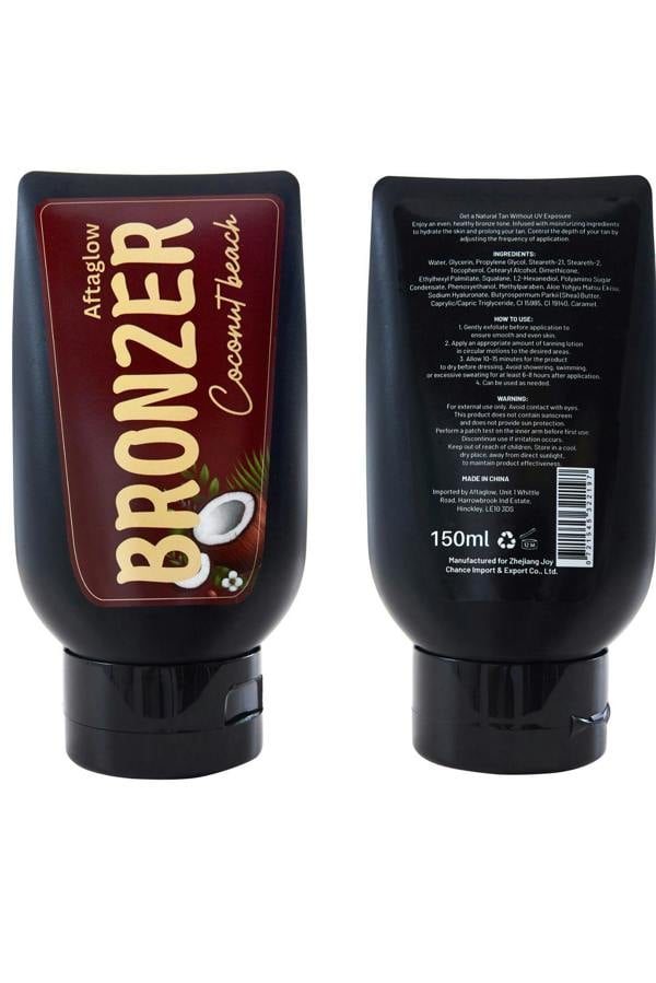 Groundlevel Coconut Bronzer Sunbed Tanning Lotion – Deep Tan | Hydratint Formula