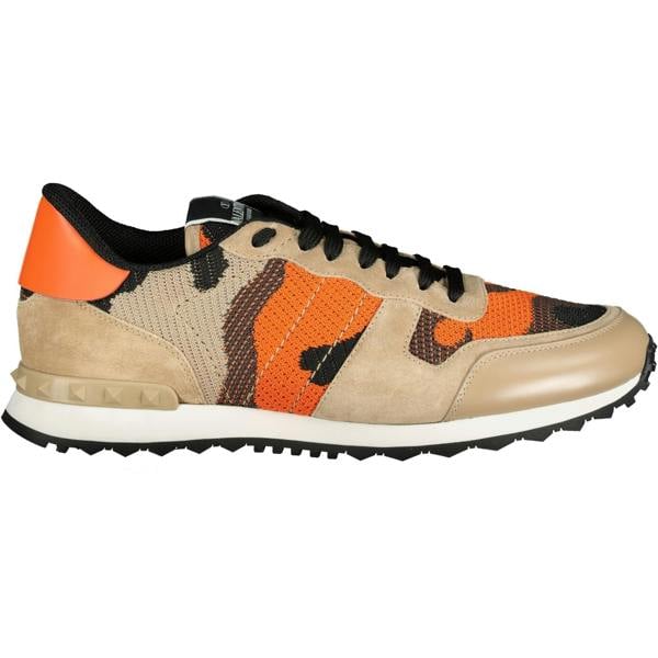 Valentino Mesh Rockrunners Orange - chancefashionco