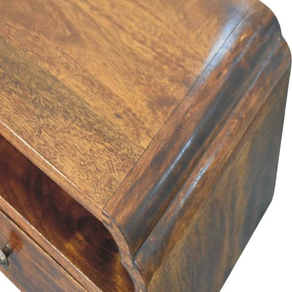 Artisan Furniture Avora Wall-Mounted Chestnut Bedside