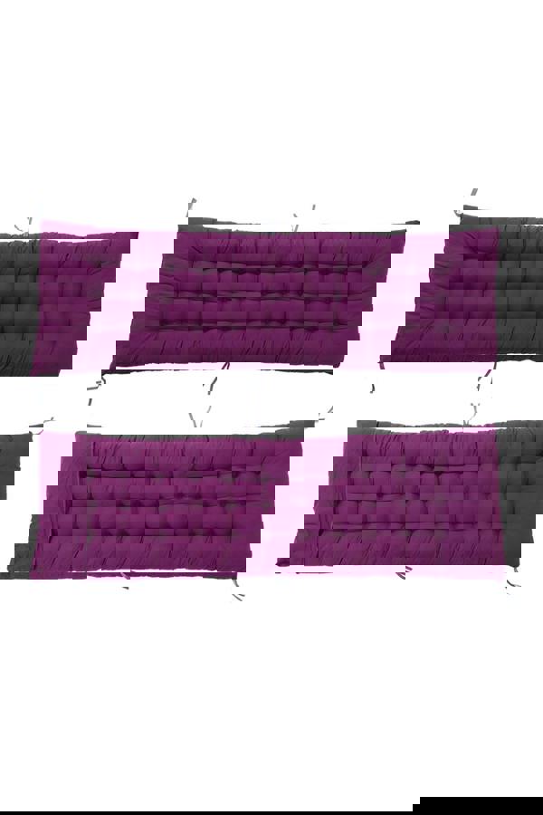 Living and Home 160 cm W x 50cm D Purple Garden Bench Cushion Sun Lounger Cushion