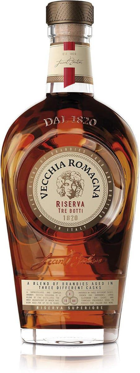 Vecchia Romagna Riserva Tre Botti Brandy (700ml - 40.8%)