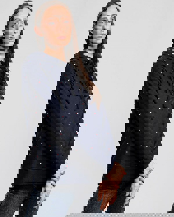 Tommy Hilfiger Womens Flag Print Hoodie