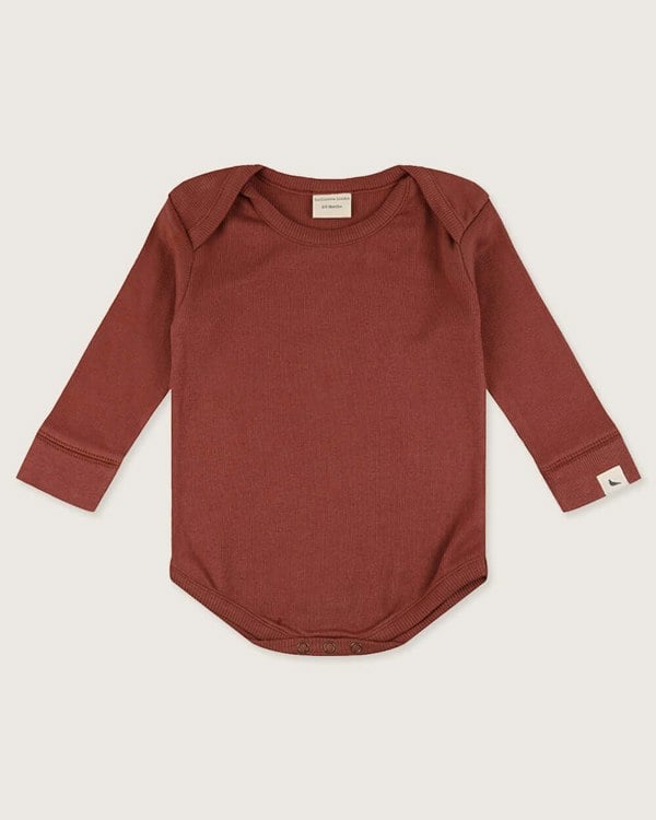 Organic cotton rib bodysuit