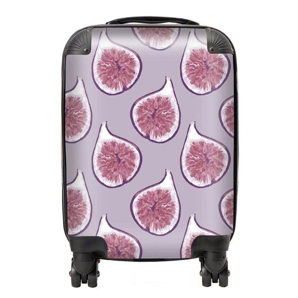 Warren Reed Modern Fig Pattern Suitcase