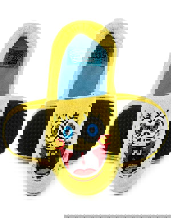 SpongeBob SquarePants Unisex Kids Yellow Character Slip On Loafer Slippers