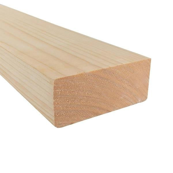 Snowdon Timber Untreated 4x2" CLS Timber - Smooth Planed Studwork Wood (T) 38mm (W) 89mm (L) 2.4m