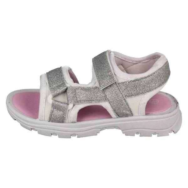 Spot On Girls Spot On Hook & Loop Strap Glitter Sandals H0366