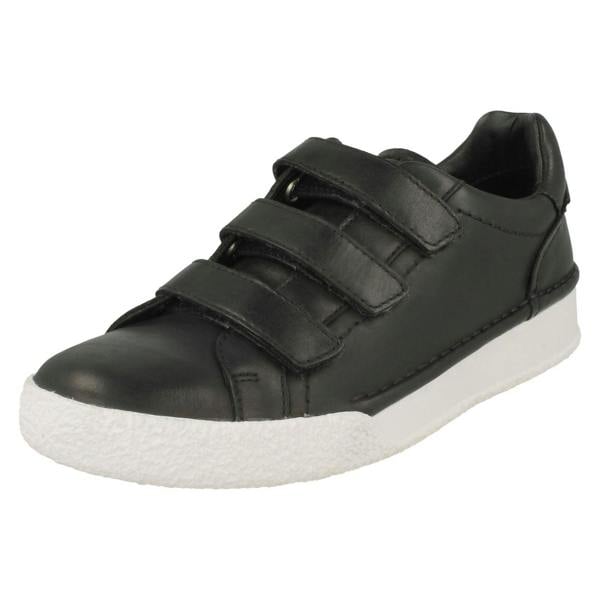 Clarks Ladies Clarks Hook And Loop Fastening Trainers CraftCup Strap