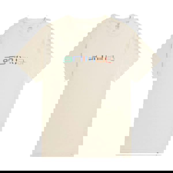 Animal Womens/Ladies Leena Organic Cotton Boxy T-Shirt - Off White - 