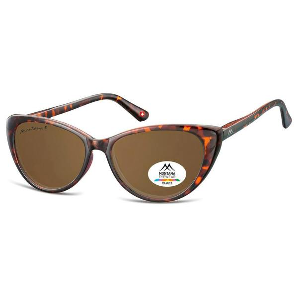 Montana Sunglasses MP43 B Shiny Turtle Brown Polarized